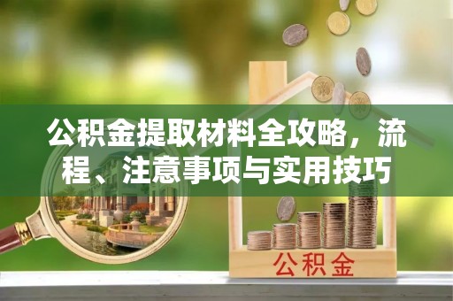 平乐公积金提取材料全攻略，流程、注意事项与实用技巧